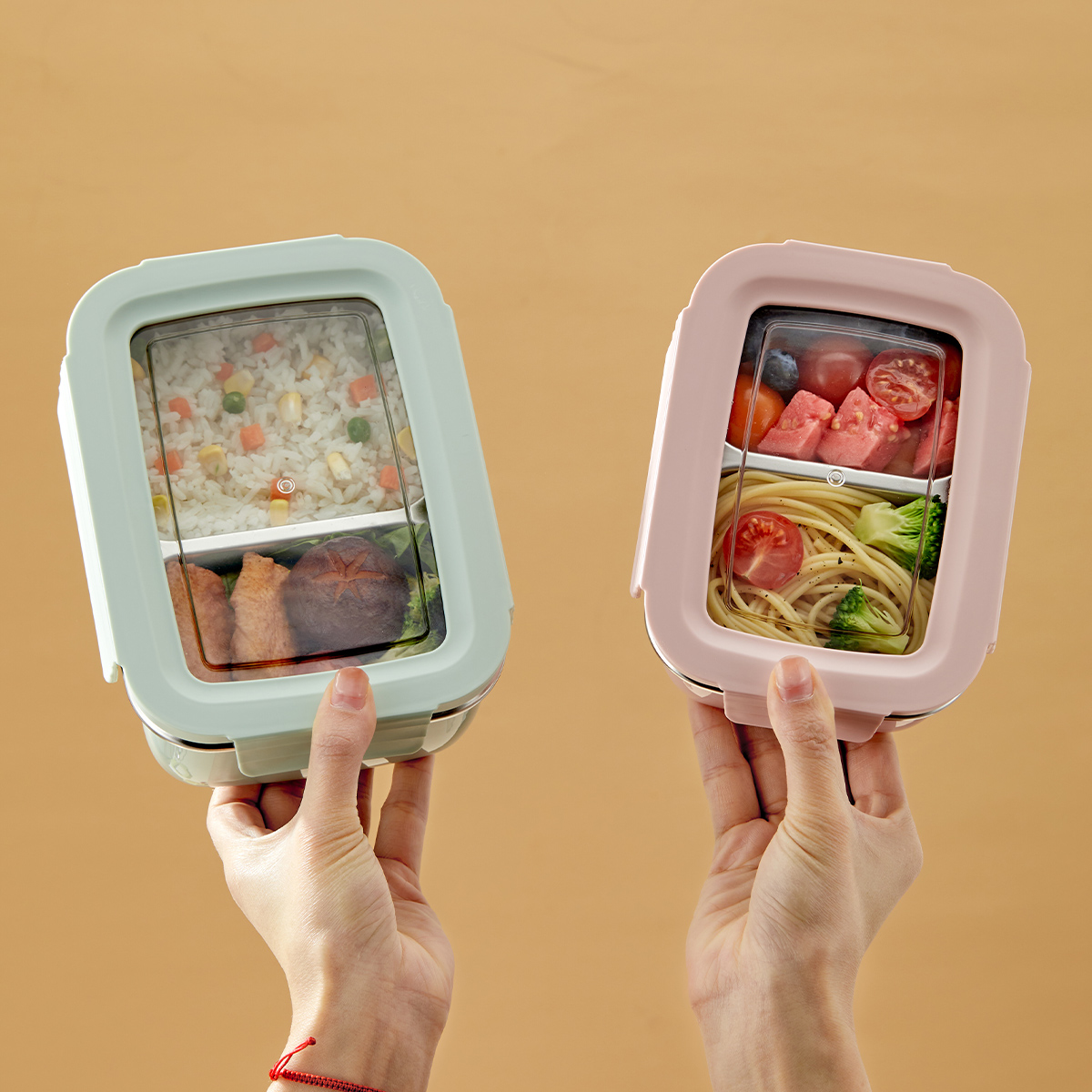 전자레인지용 304 스테인리스 스틸 칸막이 도시락, 쌓 - Meal Prep Bowl 리뷰 및 가격